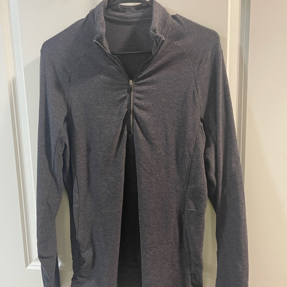Gray Half-Zip Pullover Lululemon Metal Vent Tech Men’s Size XS